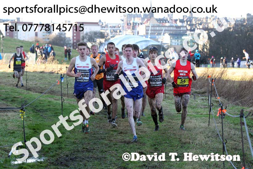 Junior mens 6k., Morrisons Great Edinburgh Cross Country. Photo: David T. Hewitson/Sports for All Pics